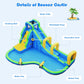 KOTEK Inflatable Water Slide for Kids Backyard Fun, with 750W Blower