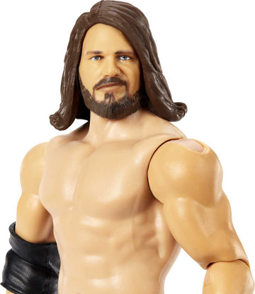 WWE Basic Aj Styles Action Figure, Posable 6-inch Collectible for Ages 6 Years Old & Up