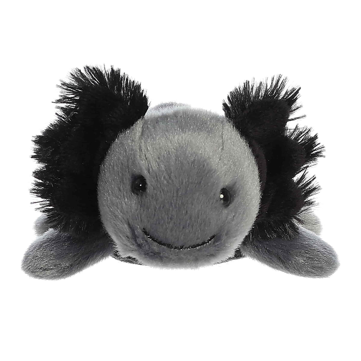 Aurora Shoulderkins 6.5" Ebon Black Axolotl Adorable Stuffed Animal