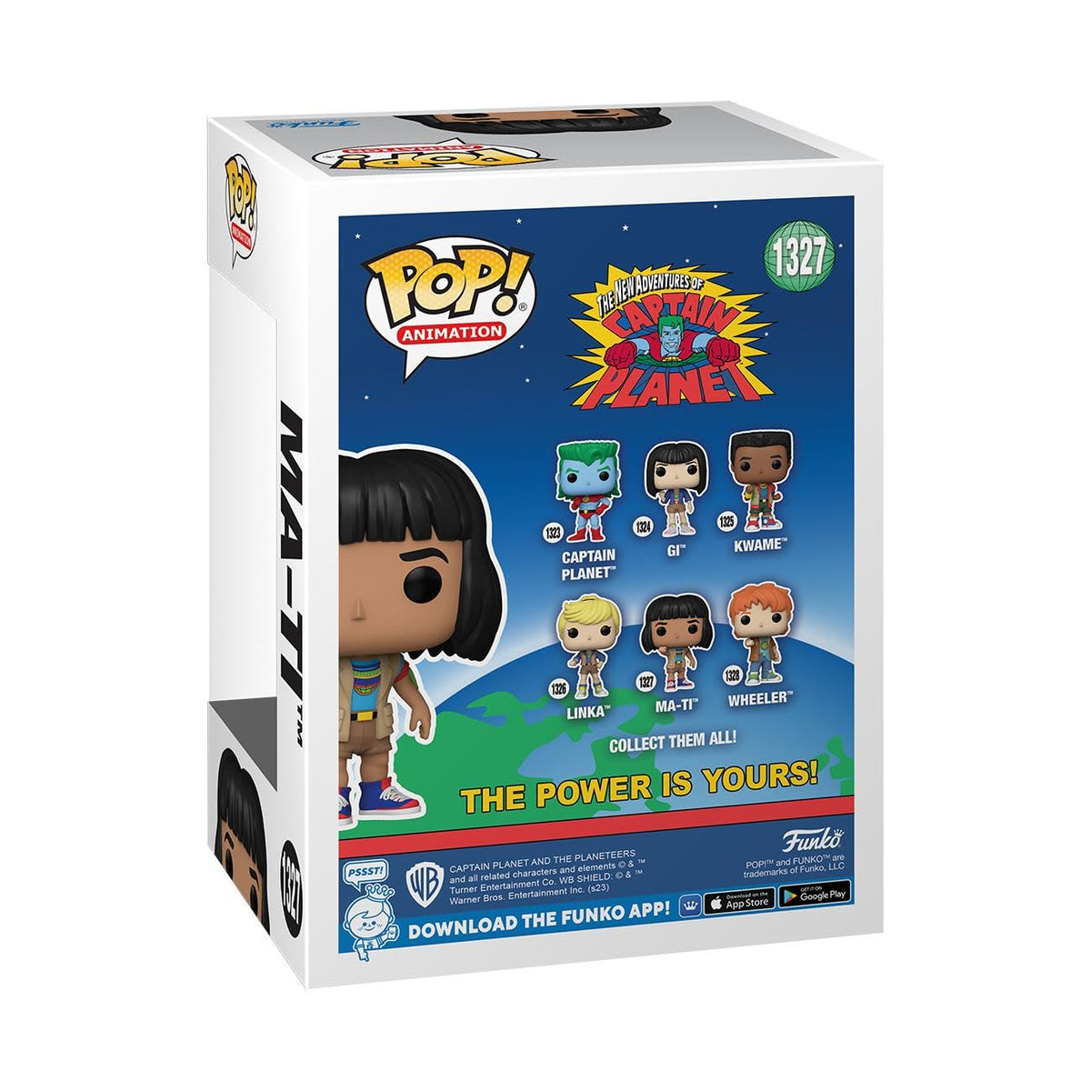 Funko POP! Animation: Captain Planet - Ma-Ti - Captain Planet and The Planeteers - Collectable Vinyl Figure - Gift Idea - Official Merchandise -