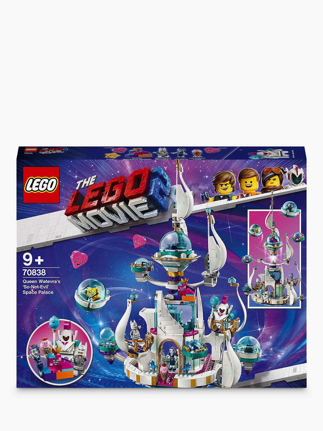 LEGO THE LEGO MOVIE 2 Queen Watevra’s So Not Evil Space Palace 70838 Building Kit (995 Pieces)