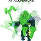 Masters of the Universe and He-Man Deluxe Skeletor Large Action Figure with Power Attack Move & 4 Accessories Inspired by MOTU Netflix Animated