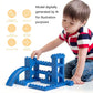 100 Piece Purple Bricks Bulk, 2x4 Building Bricks Flat, Compatible with Lego Parts and Pieces
