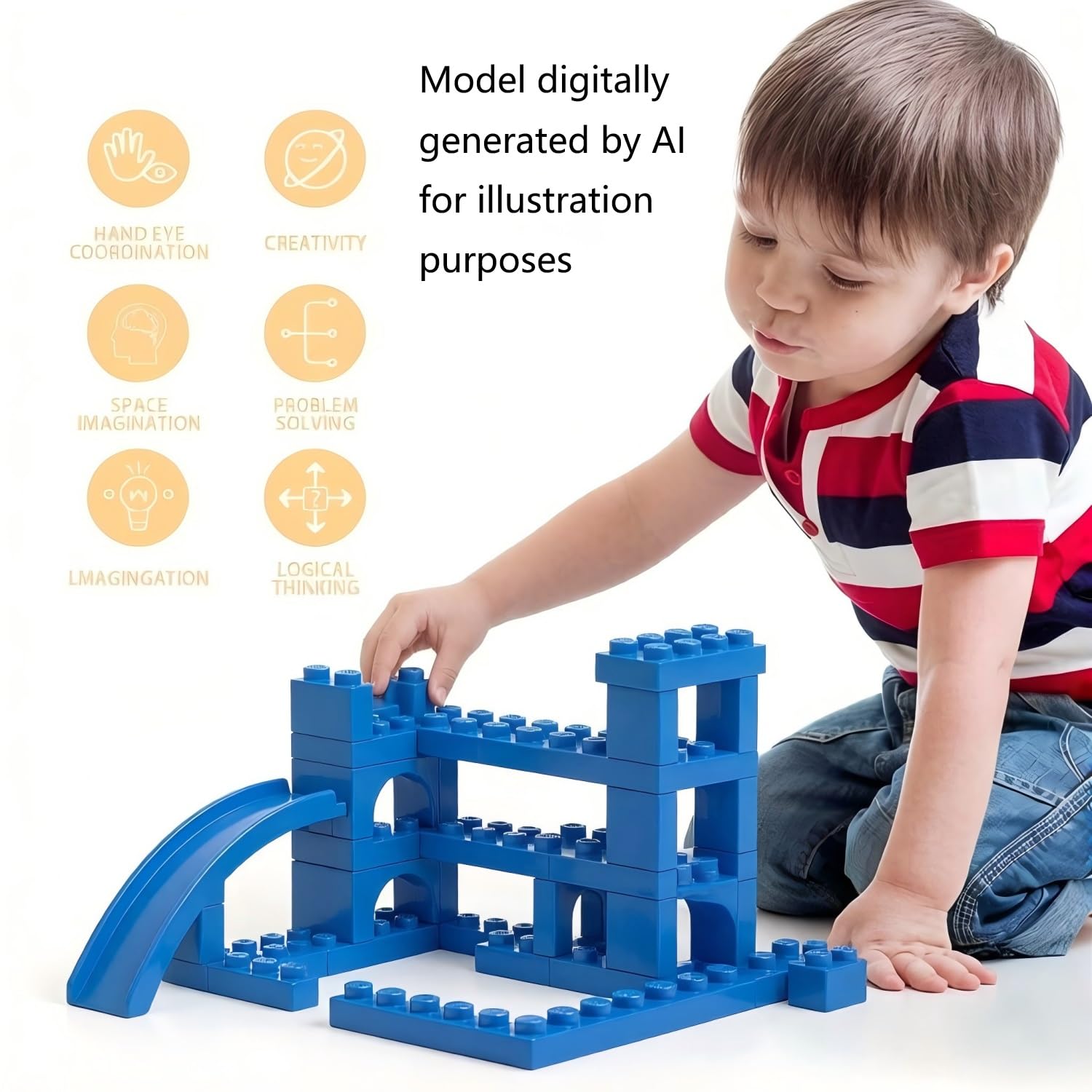 100 Piece Purple Bricks Bulk, 2x4 Building Bricks Flat, Compatible with Lego Parts and Pieces