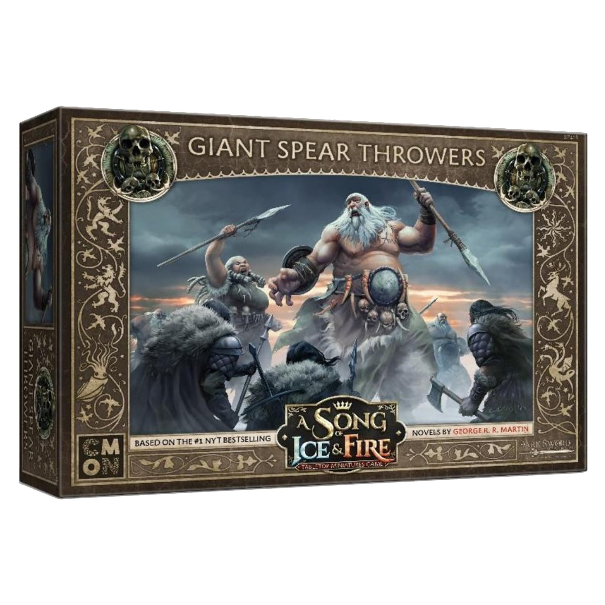 CMON A Song of Ice and Fire Tabletop Miniatures Game Giant Spear Throwers Unit Box - Powerful Ranged Giants! Strategy Game for Adults, Ages 14+, 2+