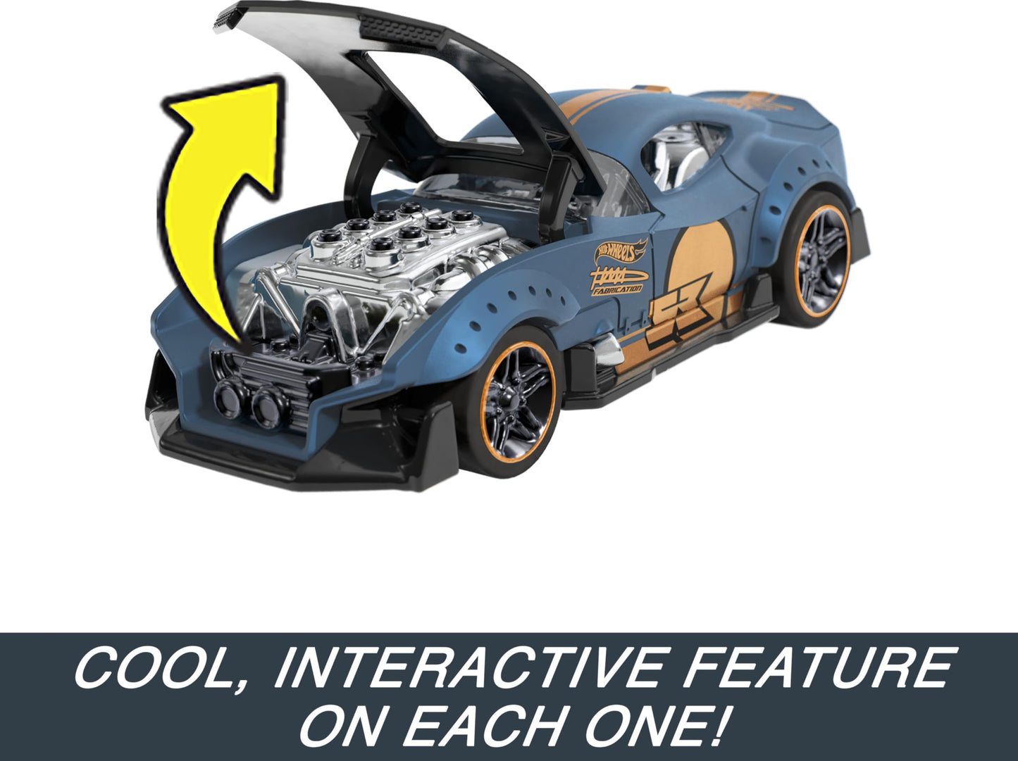 Hot Wheels Pull-Back Speeders Set of 2 Toy Cars in 1:43 Scale, Pull Cars Backward & Release, High-Performance, Collectible, with Rolomatic Engine or