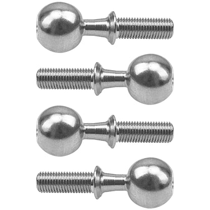 4Pcs ShareGoo Steel Pivot Ball M6x14x35mm for Steering Knuckle A-Arms Compatible with Arrma Kraton Outcast Talion Notorious 6S BLX 1/8 RC Car Repalce