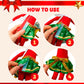 JOYIN 3 Pcs Christmas Skirts for Doll, Xmas Green Santa Clothing Dance Dress Accessories Set for Christmas Decorations and Specials