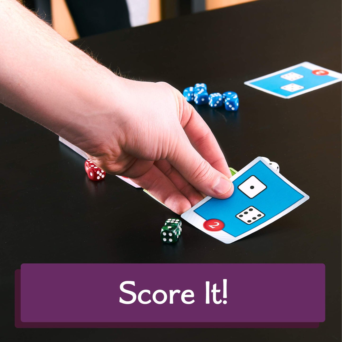 Calliope Roll for It! - Fast Dice Rolling Game of Luck & Strategy for 2-4 Players Ages 8+ | Quick Family Board Game Night Fun - Purple Edition