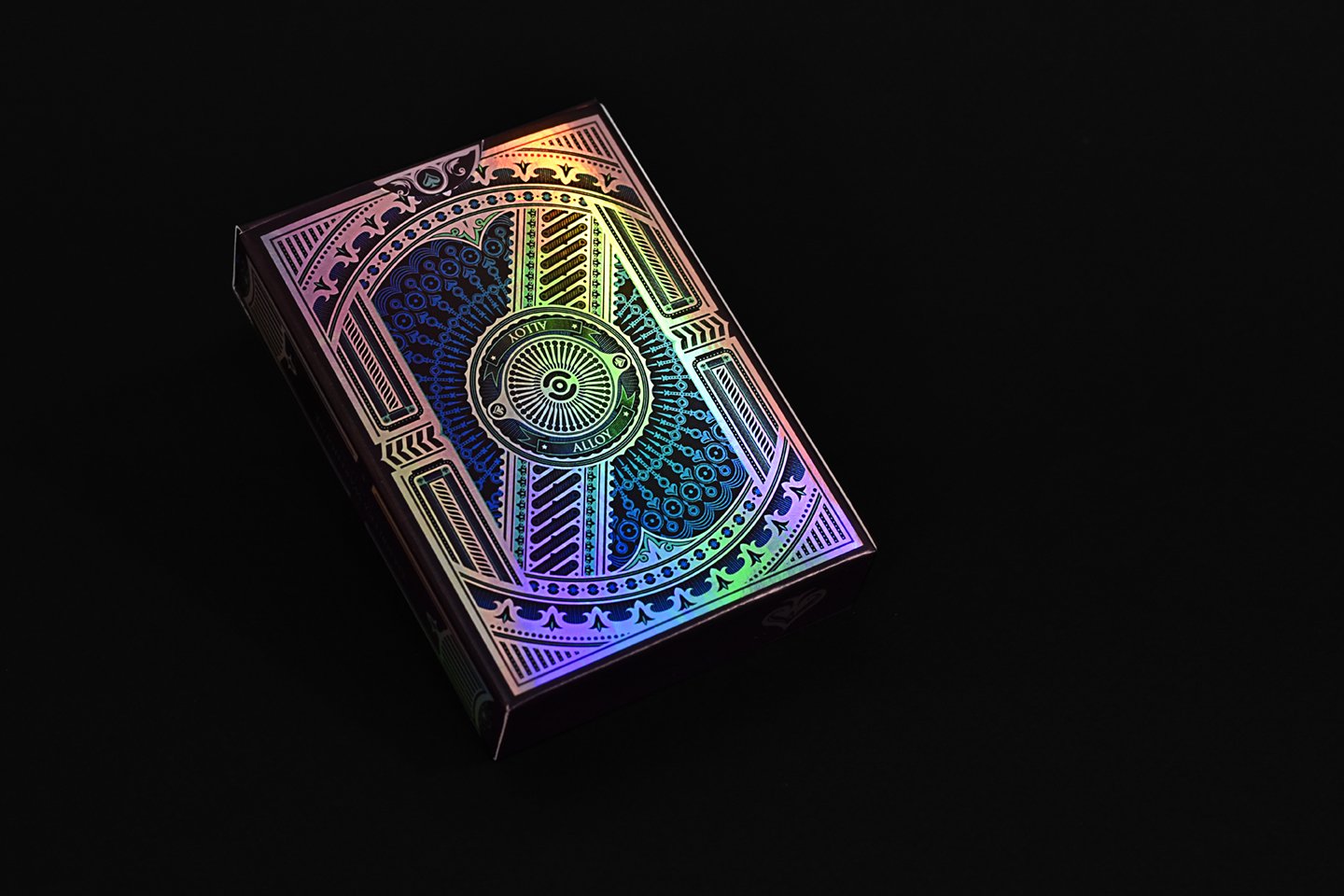 Gamblers Warehouse Alloy Cobalt Playing Cards Poker Deck Custom Design Foiled Backs & Faces New