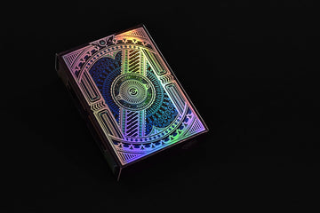 Gamblers Warehouse Alloy Cobalt Playing Cards Poker Deck Custom Design Foiled Backs & Faces New
