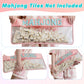 YUVFUDUOV American Mahjong Bag - Cute Mahjong Tiles Travel Bag, Empty Waterproof Storage Case for 166 Tiles with 4 Line Finders (Case Only)