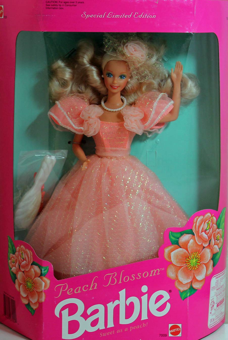 Peach Blossom Barbie, Special Limited Edition, 1992 Edition, 7009, Sweet as a Peach