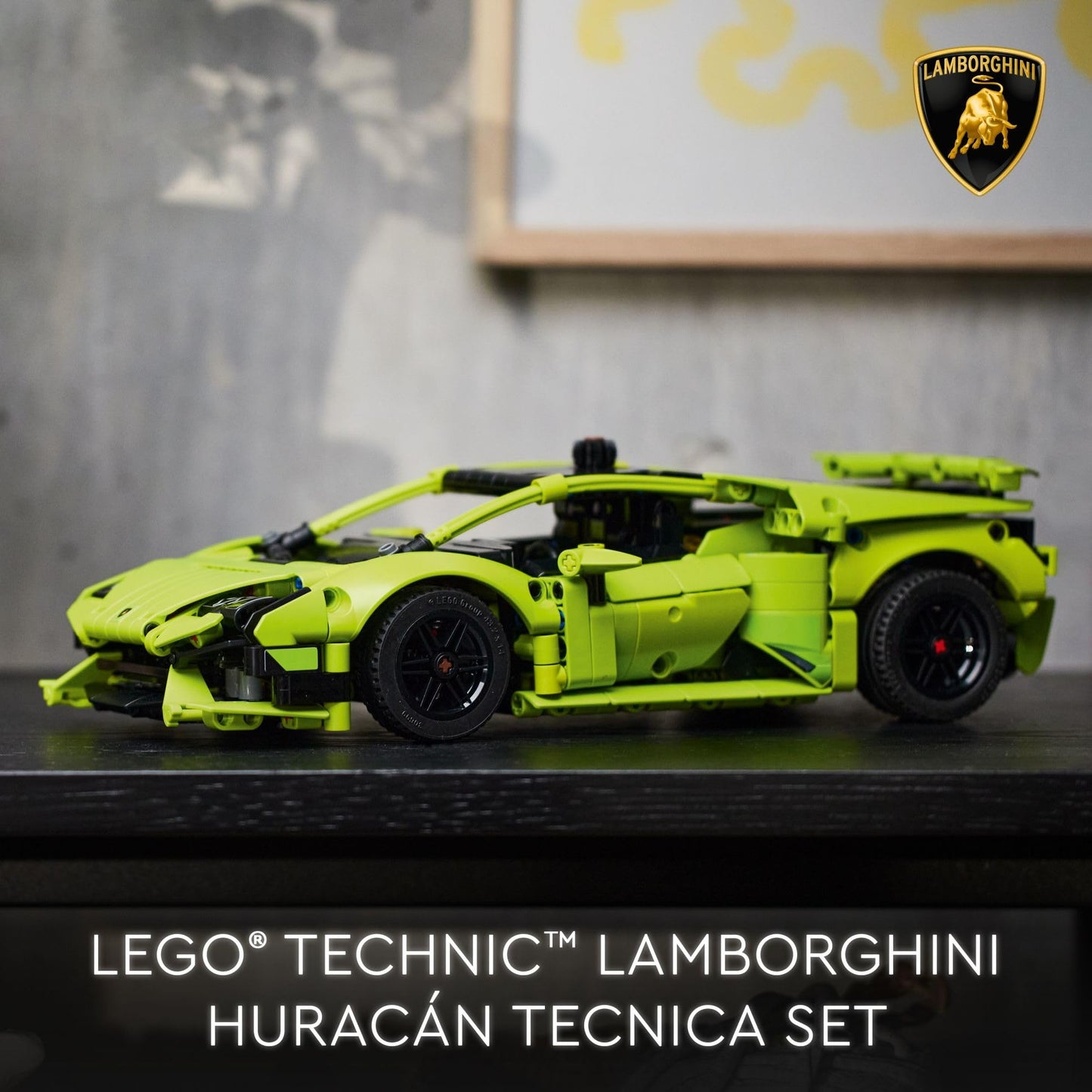 LEGO Technic Lamborghini Huracán Tecnica Advanced Sports Car Building Kit for Kids Ages 9 and up Who Love Engineering and Collecting Exotic Sports Car