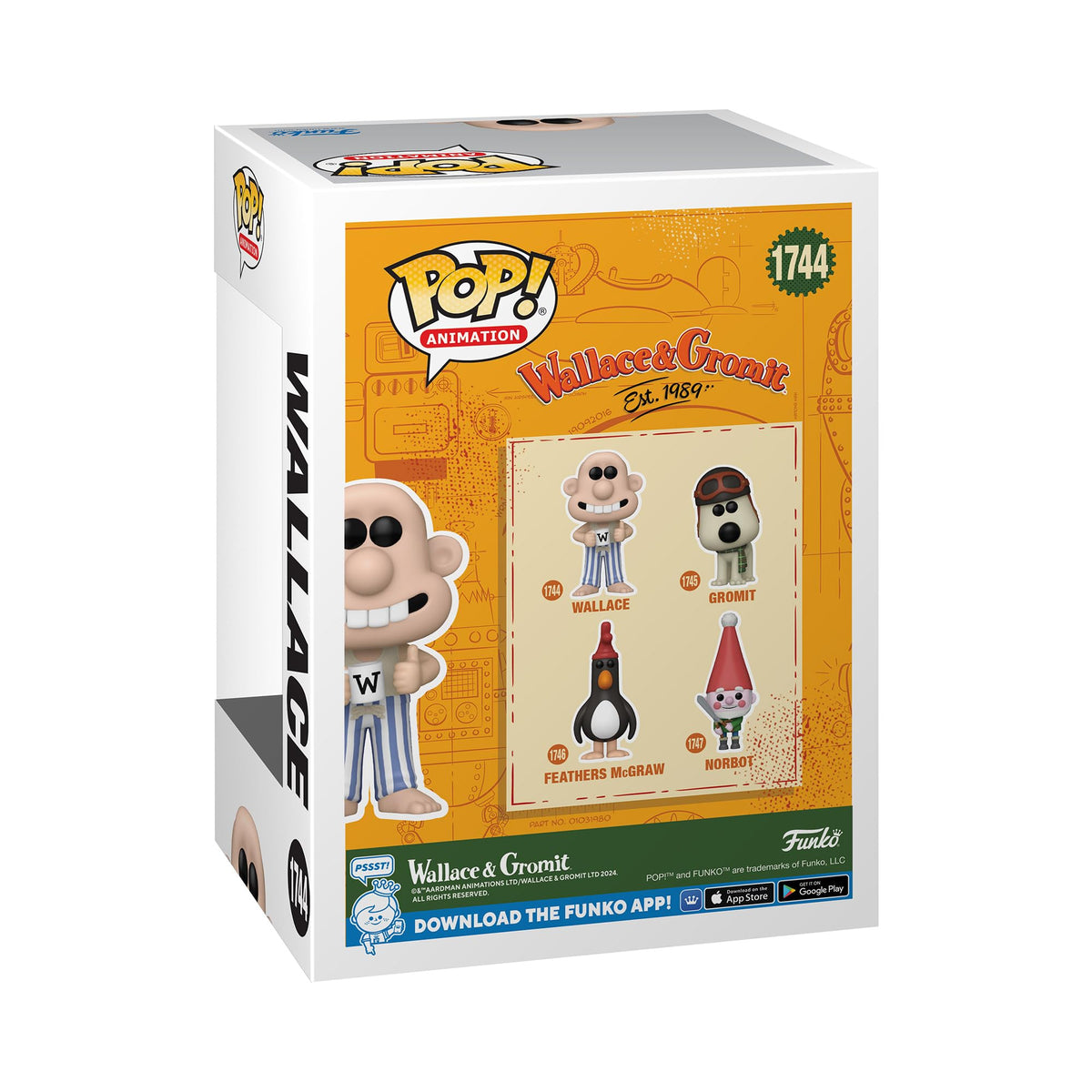 Funko POP! Movies: Wallace and Gromit - Wallace in Pajamas