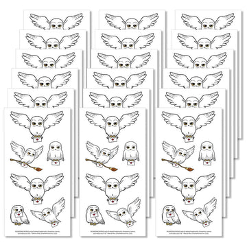 Paper House Productions Harry Potter Hedwig Sticker Sheets Multipack (Pack of 18 Sheets)