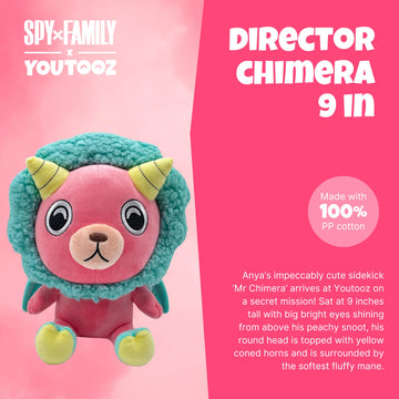 Youtooz Director Chimera Plush 9" Inch, Official Licensed Director Chimera Plushie from Anime Spy X Family by Youtooz Plush Collection