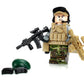 Battle Brick 1.6 Inches Tall Green Beret SF ODA Team Member Custom Minifigure | Military Minifig | Camo Printed in USA | Great Gift for Ages 10+