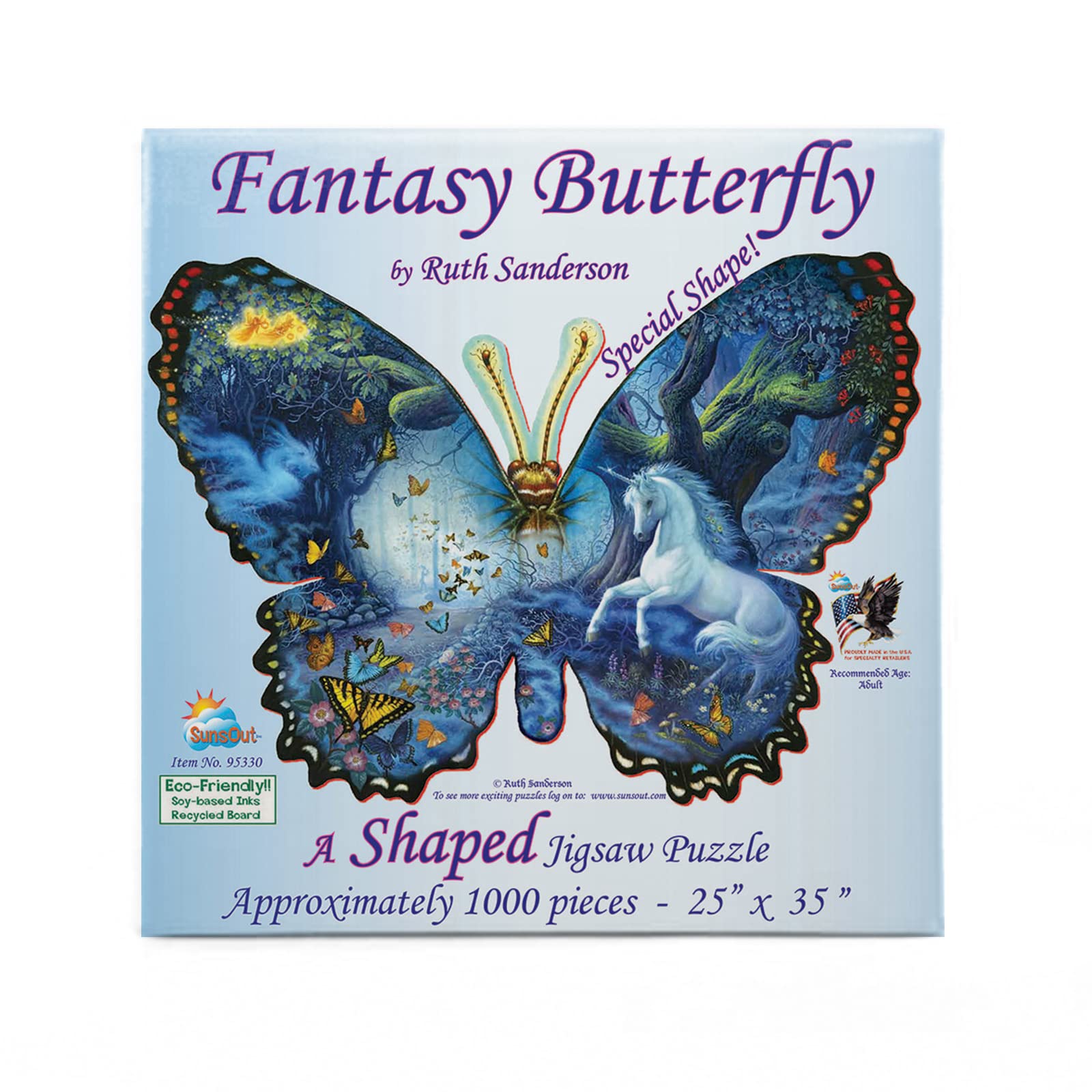 Sunsout Fantasy Butterfly Shaped SOI95330, Size: 1000pc, 25x35 Inches