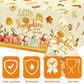 Little Pumpkin Baby Shower Decorations 3Pcs Little Pumpkin is On The Way Tablecloths Fall Theme Disposable Plastic Rectangle Table Covers for Autumn