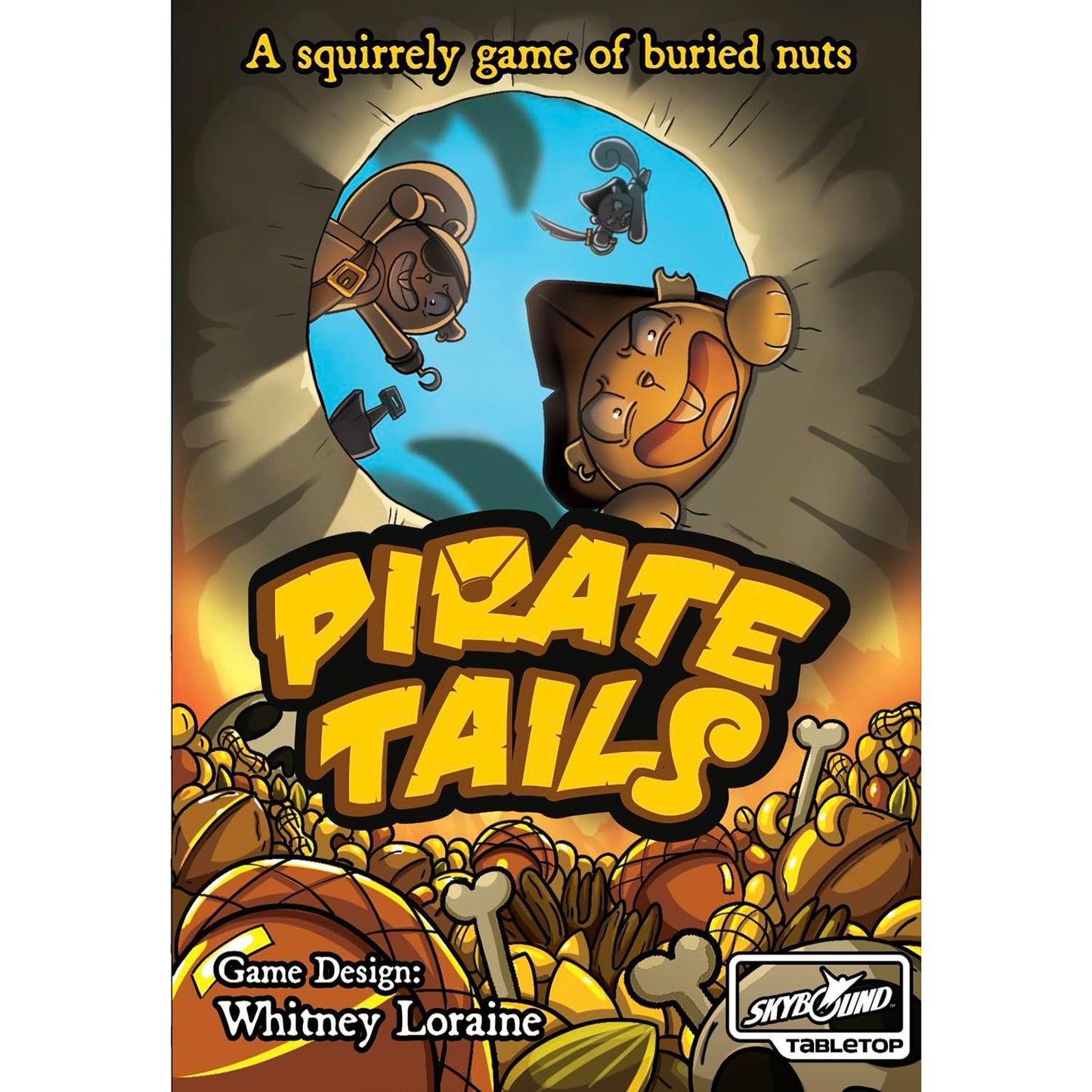Skybound: Pirate Tails - A Squirrley Game of Buried Nuts, Collection Game, Ages 8+, 2-5 Players