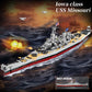 FULHOLPE Missouri Memorial Battleship Building Blocks Set, MOC Military Warship Model Bricks Construction Toy Compatible with Major Brands - 2228