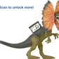 Mattel Jurassic World Dominion Human and Dino Pack, Claire & Dilophosaurus Action Figure Toys and Accessories