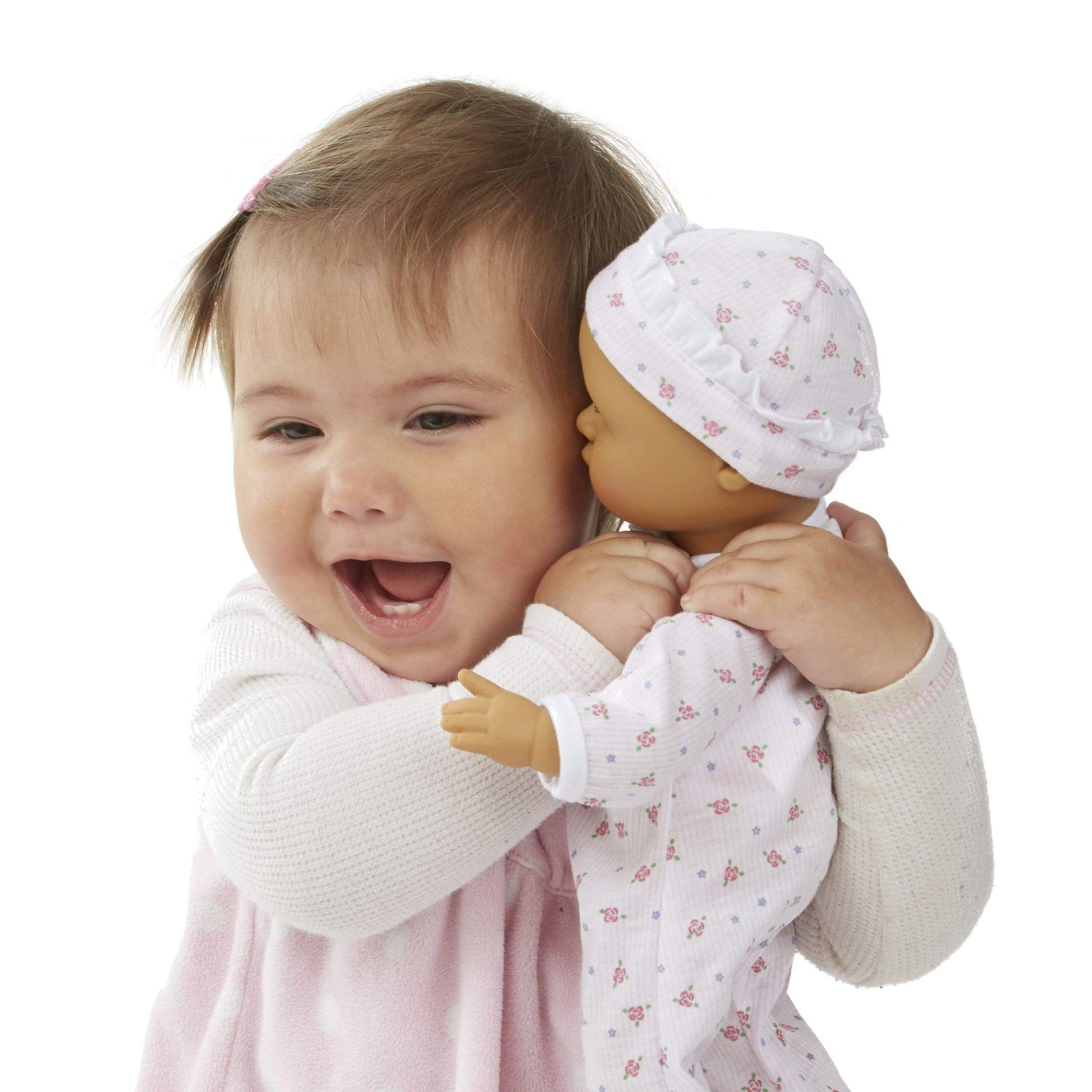 Melissa & Doug Mine to Love Mariana 12" Poseable Baby Doll with Romper, Hat