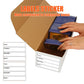EBOAUSI 4-Pack • 3200-Count Trading/Gaming Card Box - Fits Toploaders & Sports Cards - Heavy-Duty Cardboard Organizer