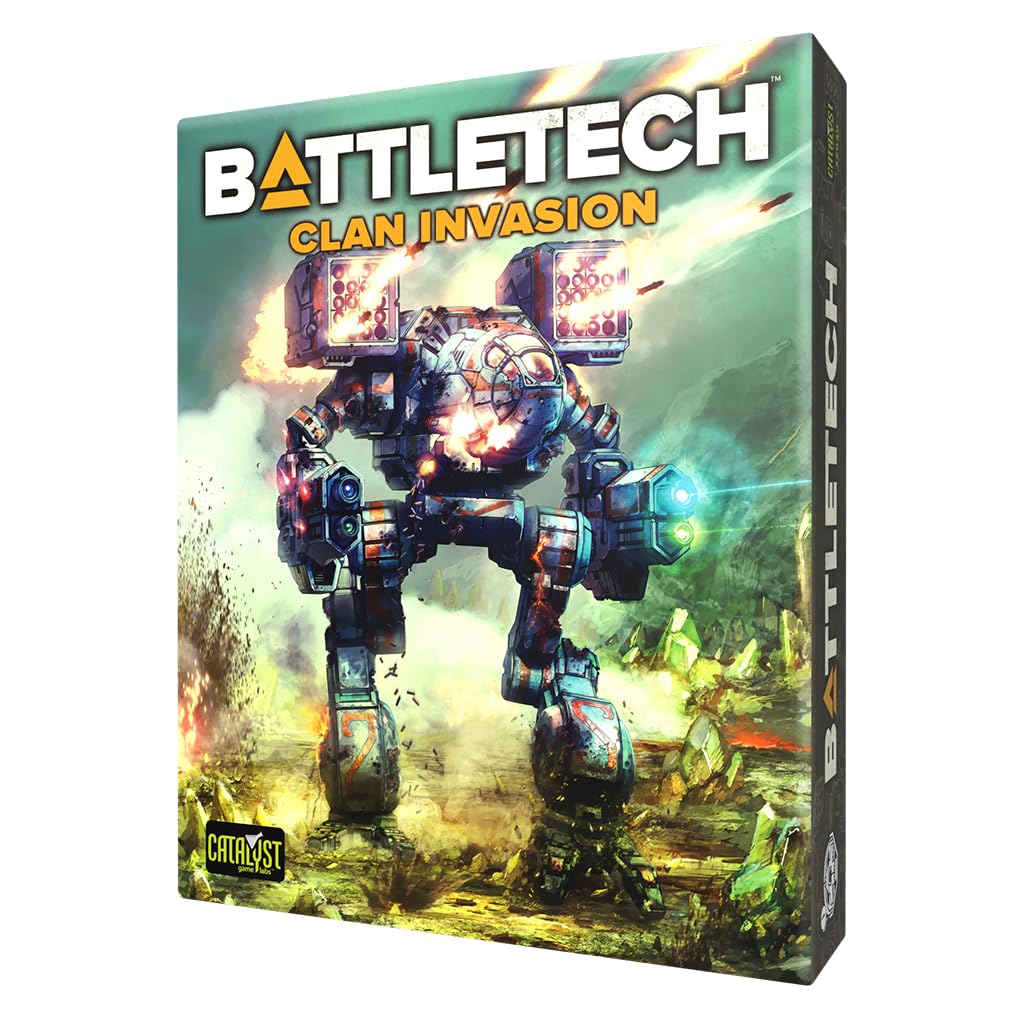 BattleTech Clan Invasion Box Set by Catalyst Game Labs | Clan OmniMechs Expansion with High-Tech Mechs, Elementals, and New Factions | Armored Combat