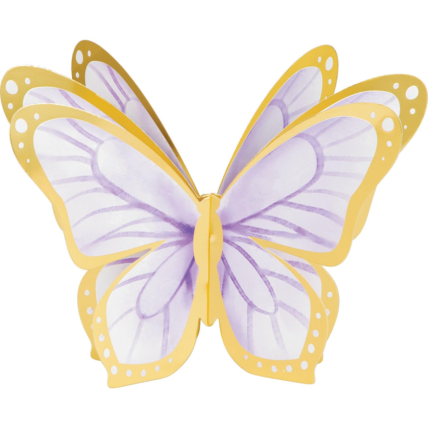 Golden Butterfly Centerpiece, 3 ct, Gold, Pink, Purple
