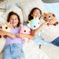 Cuddle Barn PlushGoals - Lottie the Lovely Axolotl Plush | Pink Kawaii Plushy w/Hearts for Girls, Teens, Adults | Cute Chibi Axolotls Toy Plushies
