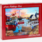 Vermont Christmas Company Fishing Cove Jigsaw Puzzle 1000 Piece 30" x 24" - Large Interlocking Pieces - Unique, Randomly Shaped Piece - Puzzle