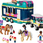 LEGO Friends Horse Show Trailer 41722, Horse Toy for 8 Plus Year Old Girls and Boys with 2 Horses, SUV Car and Riding Accessories, Animal Playset,