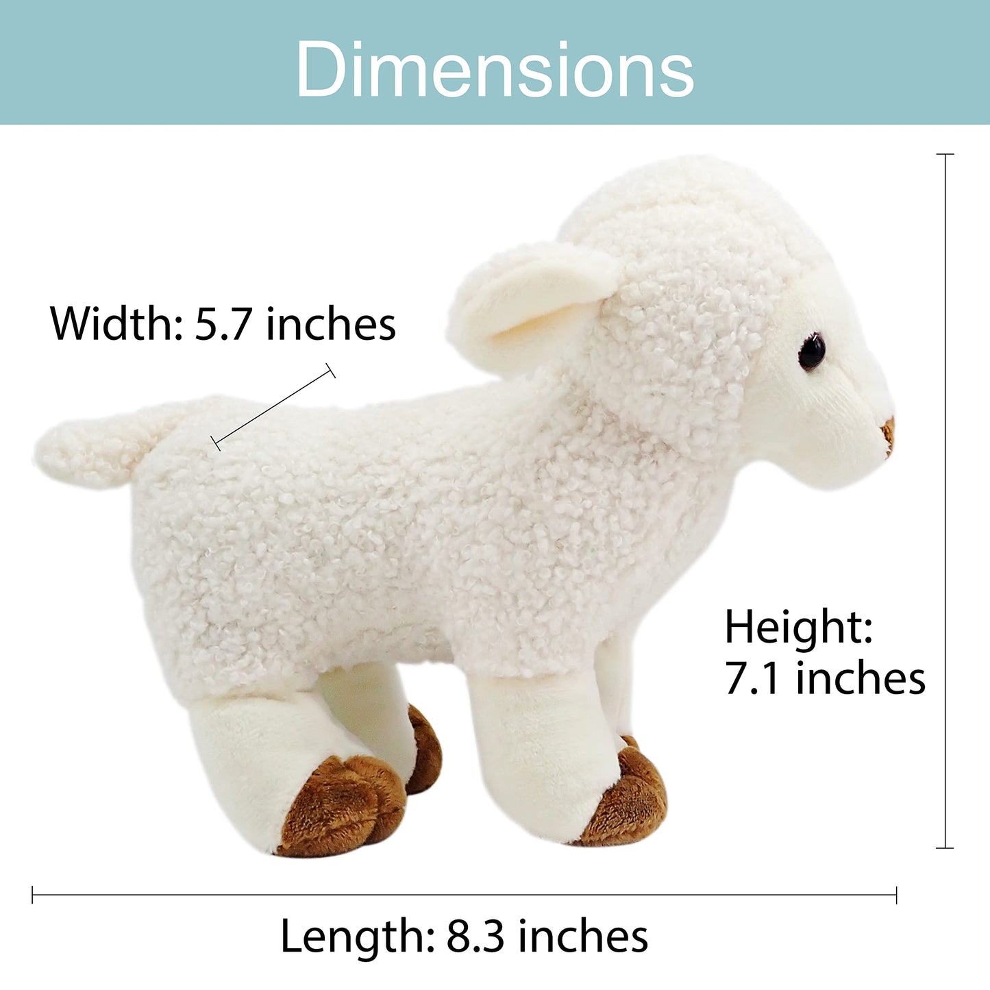 Kulumi My Little Lamb - Singing Lamb w/Audio Bible, Stories and Songs (3+), Musical Stuffed Animal for Baby - Christian Toy for Children to Help Sleep