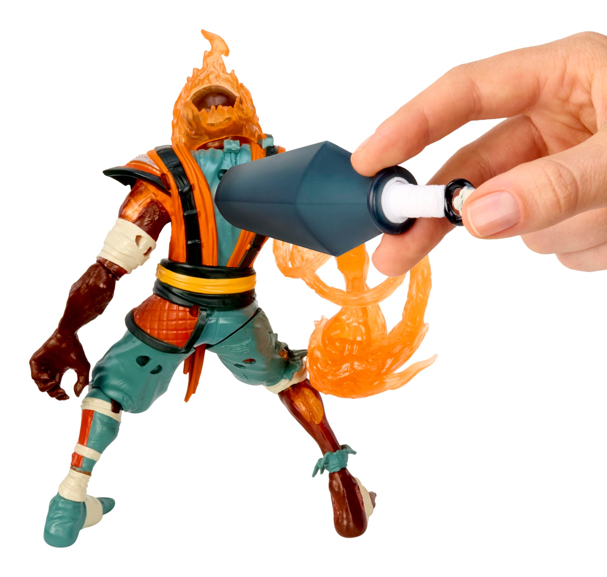 Ninjombie Action Figure - Scorchstrike, Boys Action Ninja Zombie Slime Monster Action Figure, Ages 6 +