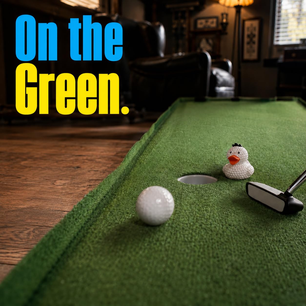 3 Inch DUCKY CITY Golf Ball Rubber Ducks for Jeeps [Sealed, Floats Upright] Golfer Toy for Kids and Toddlers, Baby Golf Bath Gift, Collectible Rubber