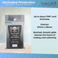 Max Protection Notched Penny Sleeves - 100ct Packs - Easy Glide Notched Card Holders- Premium, Acid-Free & Archival Safe Protection for