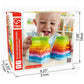 Hape Wooden Double Rainbow Stacker Set| Color Recognition Stacker & Educational Learning Toys for Toddlers