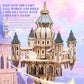 URFunModel 3D Wooden Puzzle for Adults, Mechanical Transmission Castle in The Sky Music Box Wooden Model Kit to Build, 534PCS DIY Assembly Steampunk