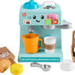 Fisher-Price Toddler Toy Laugh & Learn Coffee Café Musical Playset with Educational Songs & 10 Pretend Play Pieces for Kids Ages 18+ Months