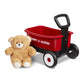 Radio Flyer Push & Pull Walker Wagon with Teddy Bear, Ages 1-4 Years, Red