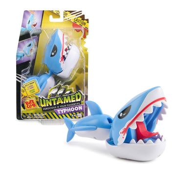 Untamed Bite Club Shark, Typhoon (Blue), Biting Creature, Prank Toy (Ages 5+)