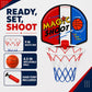 Indoor Mini Basketball Hoop Set, 16 x 13 in Backboard, Ball and Manual Pump