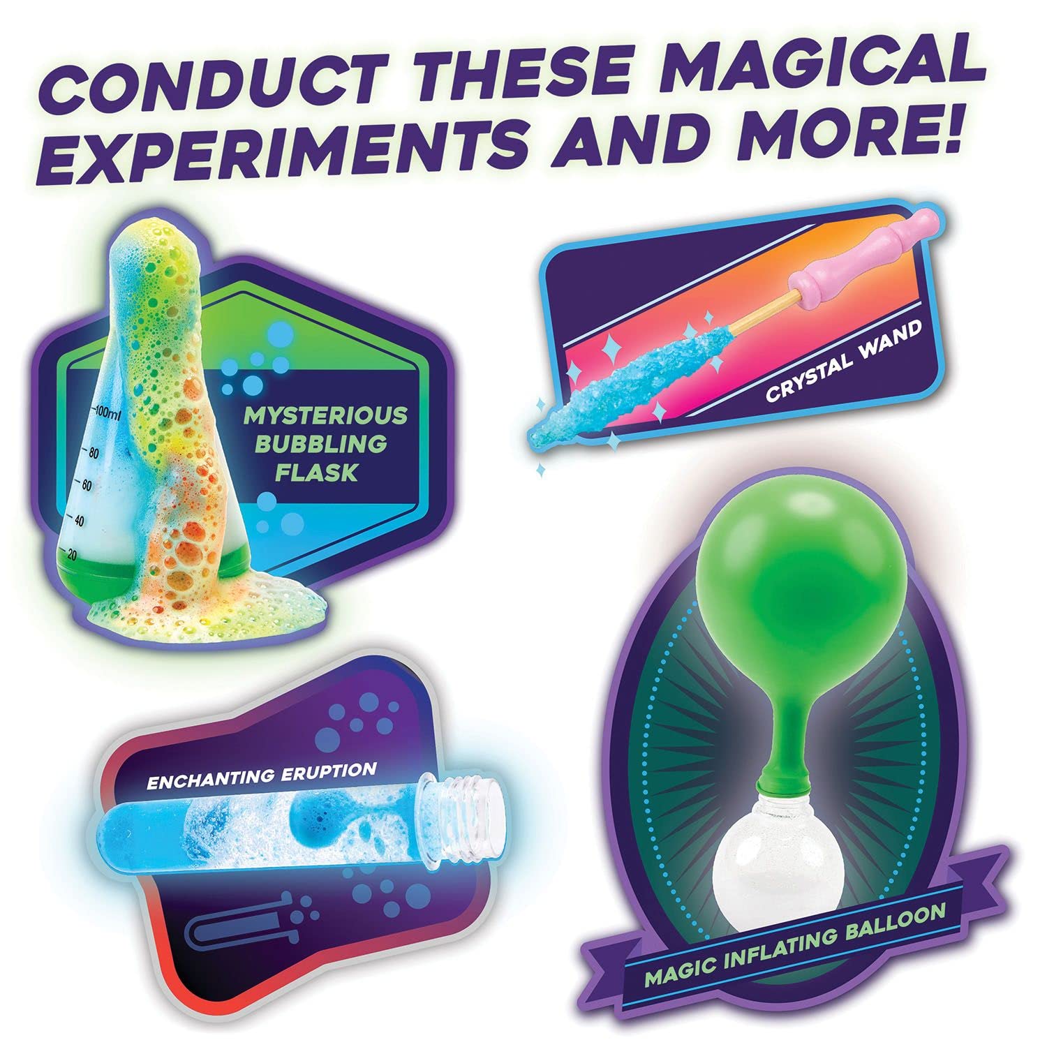 MindWare Junior Science Academy: Magic Potion Science Chemistry Set - 5 Amazing Beginning Kids Science Experiments for Kids Ages 4 & Up - Fun Science