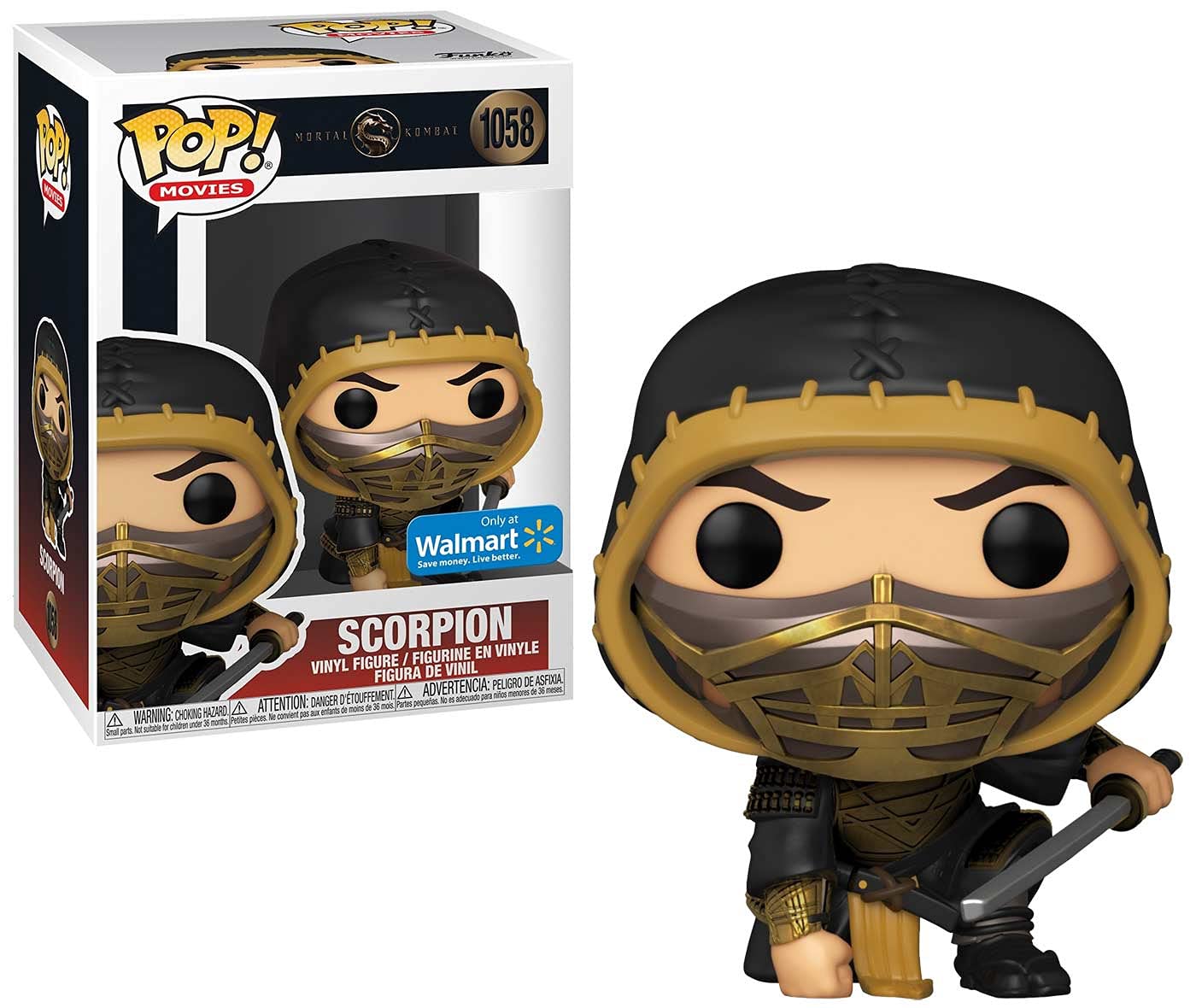 Funko POP! Movies Mortal Kombat #1058 - Scorpion [Action Pose] Exclusive