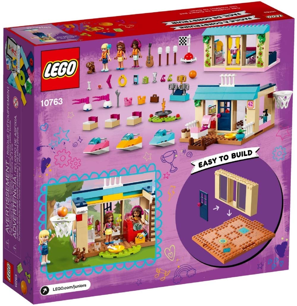 LEGO Juniors Stephanie’s Lakeside House 10763 Building Kit (215 Piece)