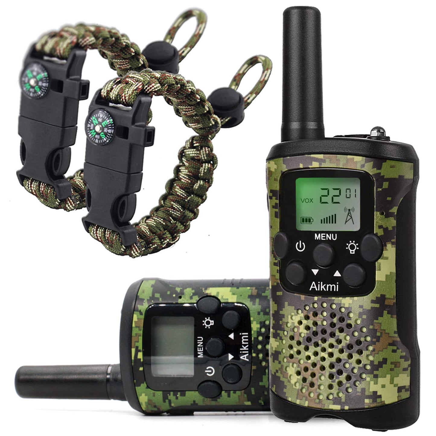 Walkie Talkies for Kids 22 Channel 2 Way Radio 3 Miles Long Range Handheld Walkie Talkies Durable Toy Best Birthday Gifts for 6 Year Old Boys and