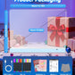 MoKo Led Drawing Message Note Board Rechargeable, 7 Color Light & 3 Modes, 16.9'' Art Dry Erase Lumiboard for Kids with Removable Stand,12 Markers & 2