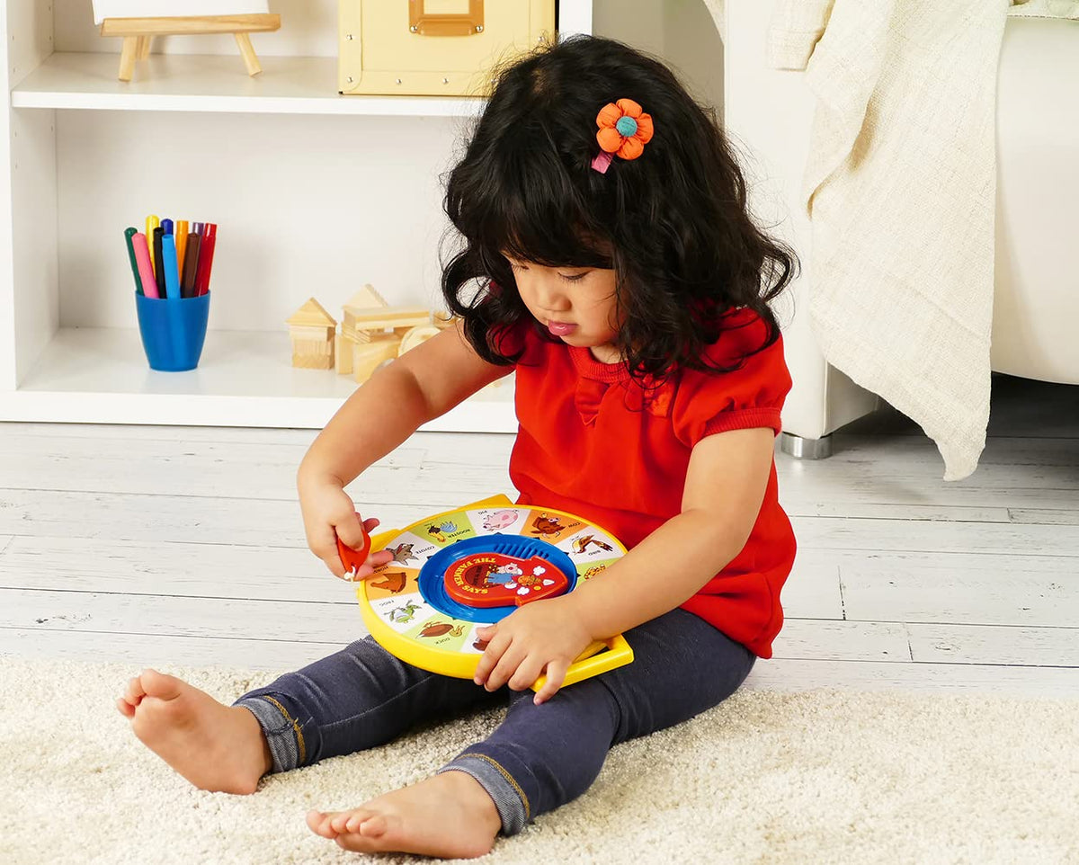 Fisher Price Classics - Farmer Says See 'n Say - Vintage Learning Toy, Sounds and Animals, Interactive Retro Game for Kids, Girls, Boys, Baby